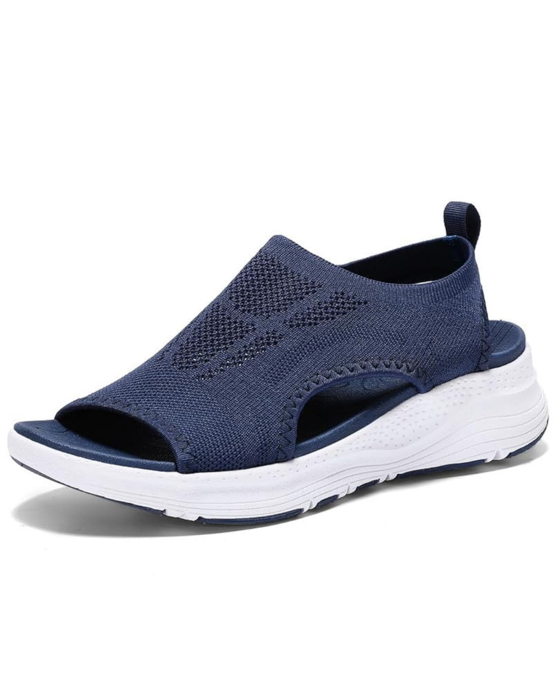 Γυναικεία σανδάλια Kinsley Slingback – Αναπνεύσιμα σανδάλια με πλεκτό υλικό και πλατφόρμα