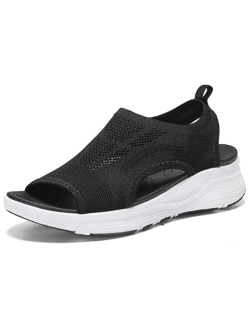 Γυναικεία σανδάλια Kinsley Slingback – Αναπνεύσιμα σανδάλια με πλεκτό υλικό και πλατφόρμα