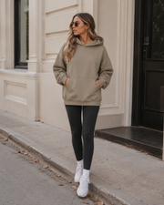 Kinsley Sweat à Capuche Femme – Coupe Oversize, Doublure Douce & Poche Kangourou