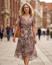Élodie Vestido de Verão para Mulher – Vestido A-Line Sem Mangas Leve e Casual
