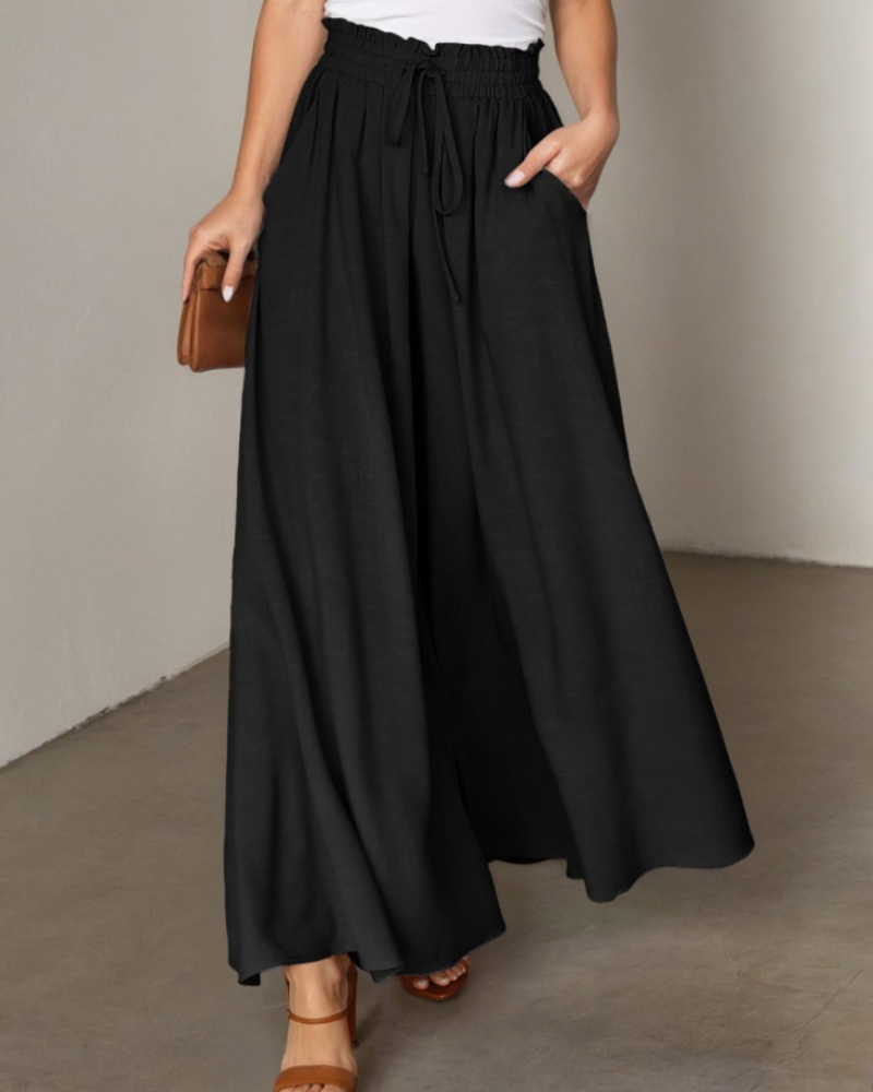 Γυναικείο Παντελόνι Claire Casual – Ψηλόμεσο Παντελόνι από Βισκόζη με Τσέπες