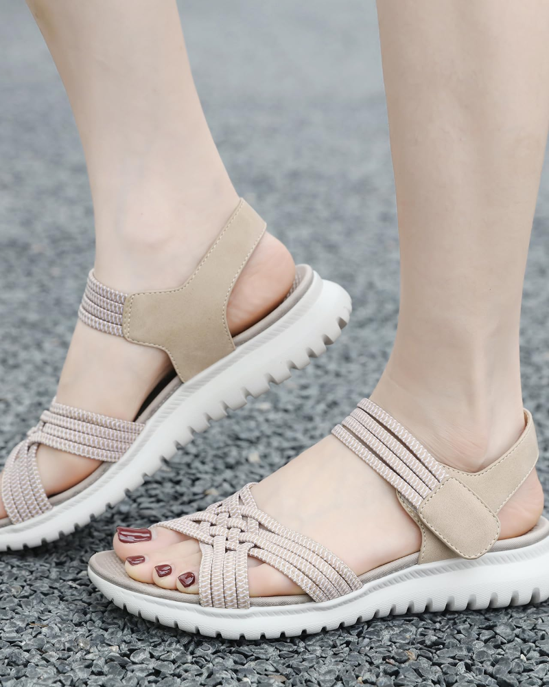 Celine Vandresandaler til Kvinder – Letvægts Outdoor Sandaler med Velcro