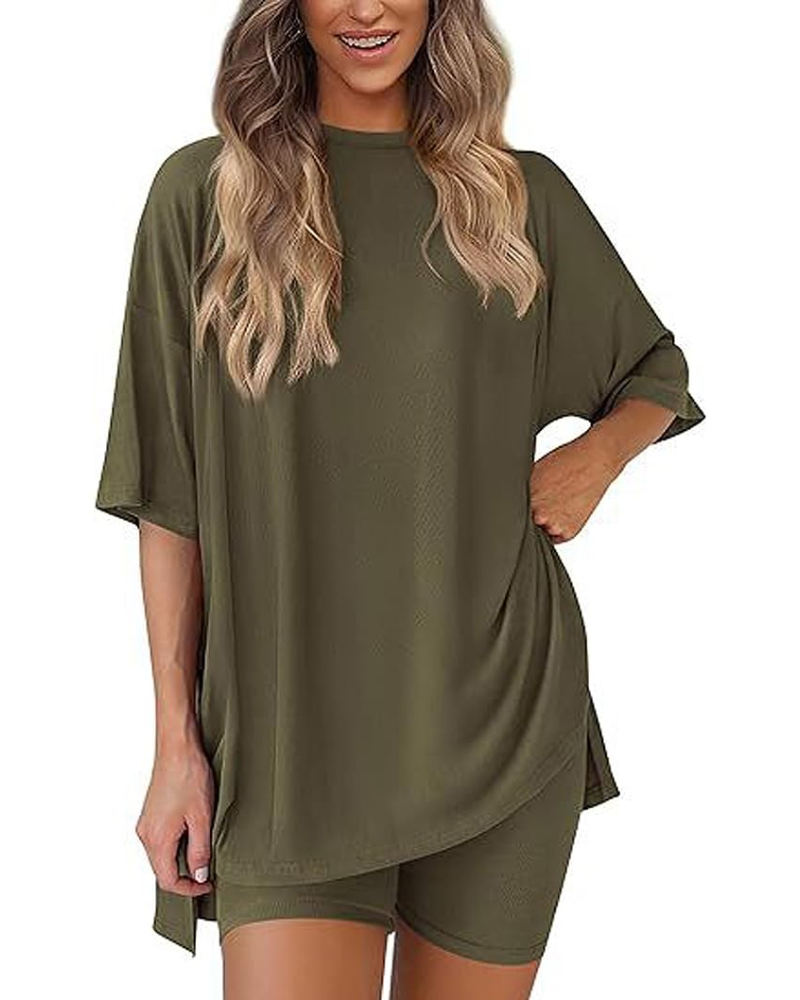 Set Gloria Relaxare pentru Femei 2 Piese – Bluza cu Guler Rotund & Pantaloni Asortați Ușori