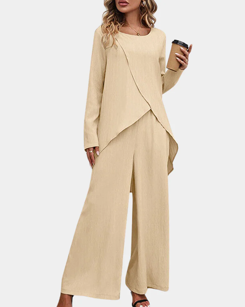 Conjunto Tatum 2 Piezas Mujer – Conjunto Coordinado Ligero, Transpirable, Corte Casual Elegante
