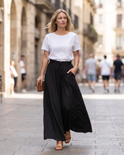 Γυναικείο Παντελόνι Claire Casual – Ψηλόμεσο Παντελόνι από Βισκόζη με Τσέπες