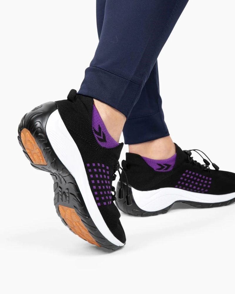 Sapatos Femininos Sydney – Sapatos Confortáveis com Sola Amortecedora, Biqueira Larga e Ergonômicos