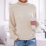 Elani sweter damski z golfem oversize – miękki i elegancki sweter o uroczym i wygodnym stylu