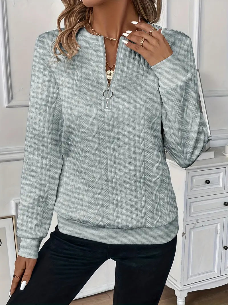Amora Women's Knit Sweater in Soft Yarn – Daily Comfort & Casual Elegance