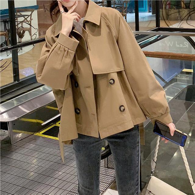 Charlotte Trench Court Mujer – Chaqueta Primaveral Ligera Corte Entallado y Solapa