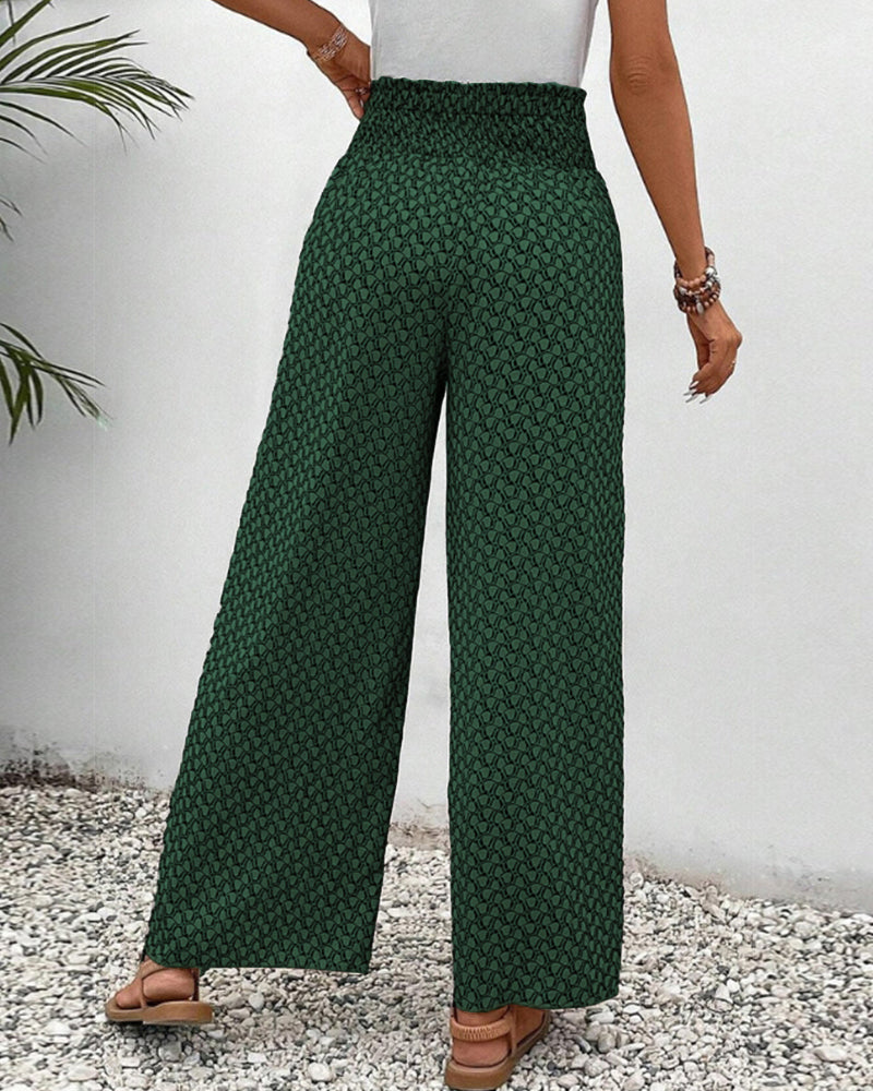 Henriette Weite Hose Damen – Hohe Taille, schmeichelhafte Passform & bequemer Stoff