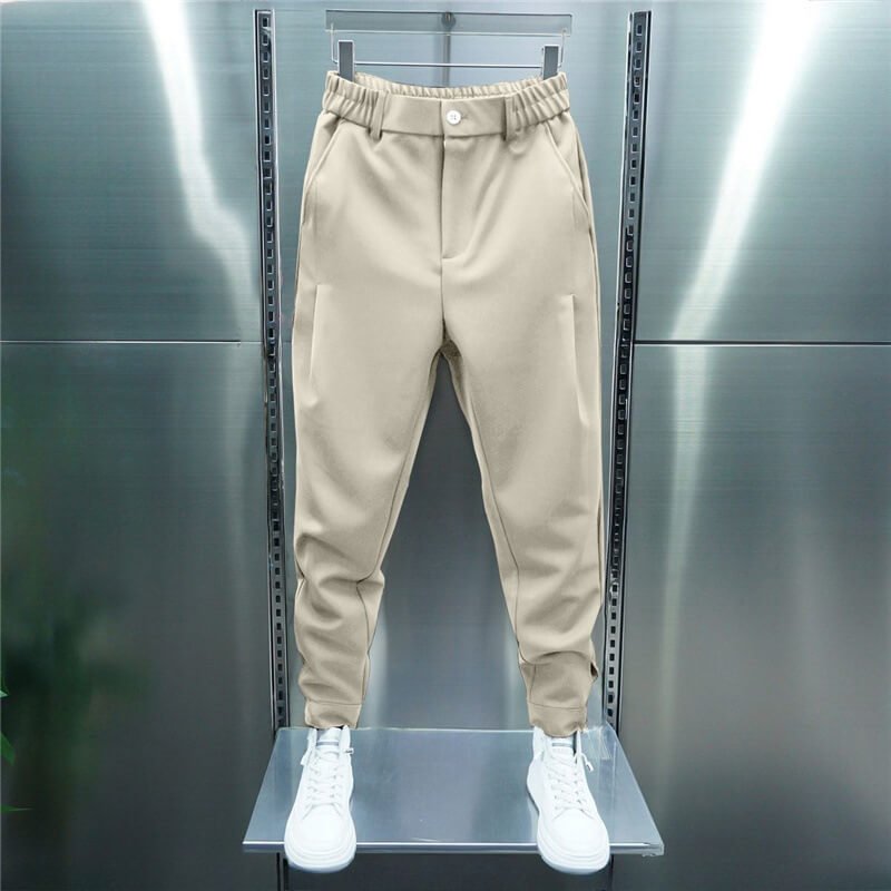 Leo Stretch Broek voor Heren – Moderne slim fit broek met elastische taille en smart casual stijl