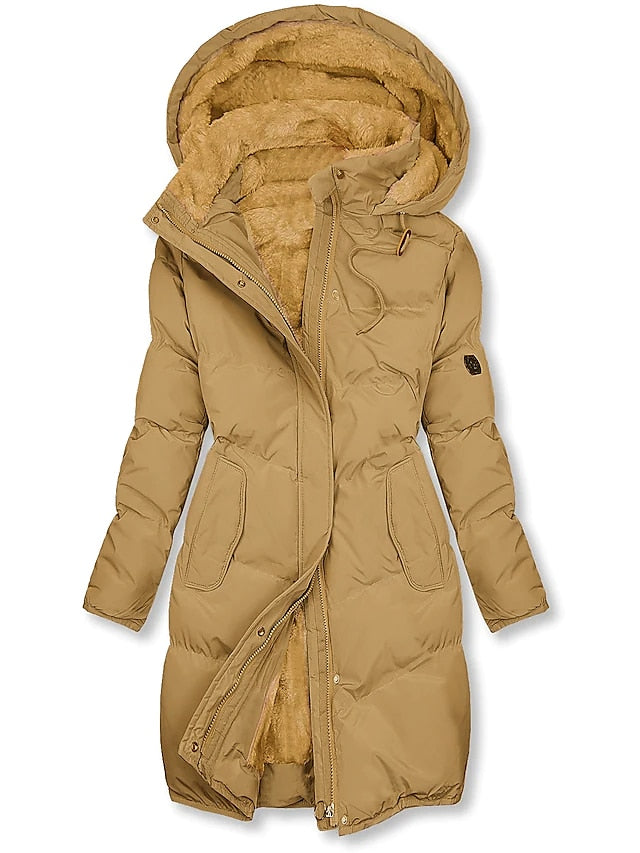Antonella Manteau Mujer Invierno – Modelo Caliente Aislado con Forro y Cierre con Cremallera