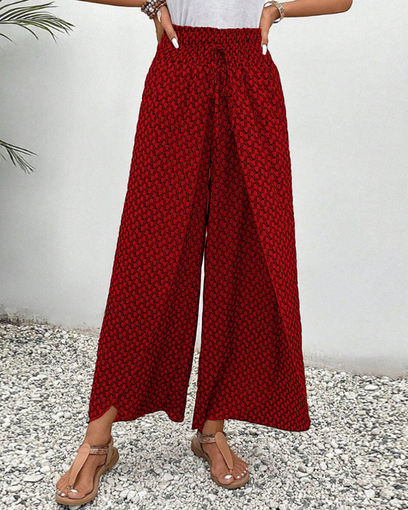 Henriette Weite Hose Damen – Hohe Taille, schmeichelhafte Passform & bequemer Stoff