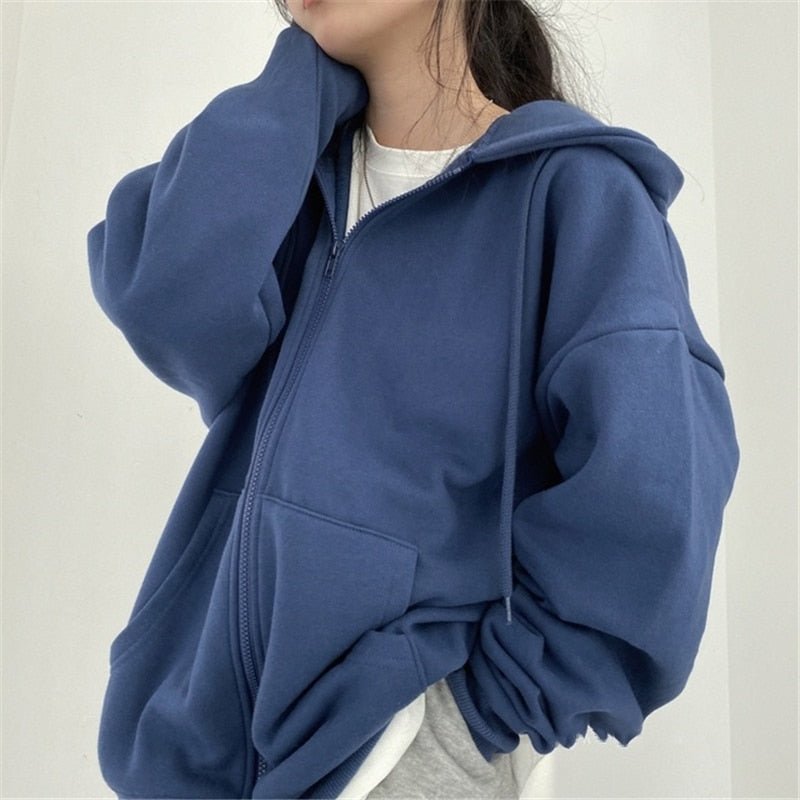 Ayleen kurtka damska – oversize z kapturem i kieszeniami, nowoczesny i wygodny styl
