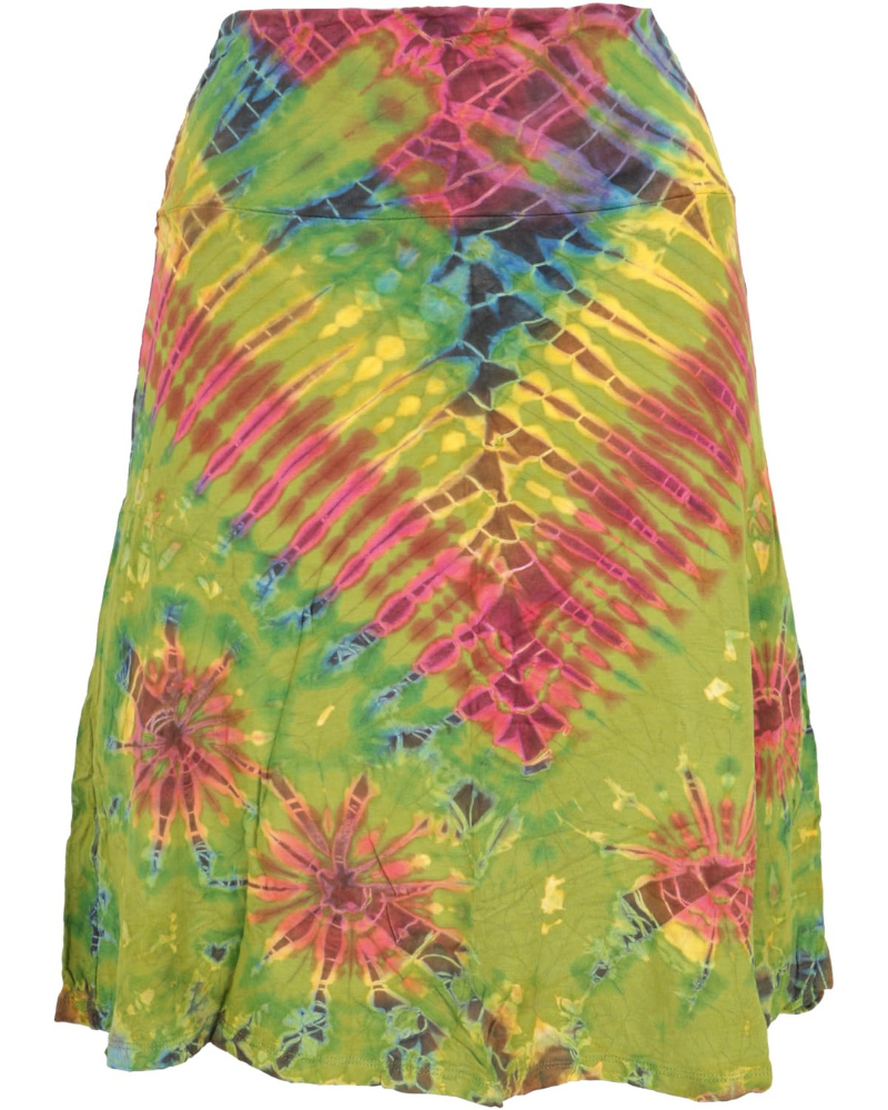 Falda Midi Juniper para Mujer Tie-Dye – Falda 2 en 1 Convertible en Top Sin Tirantes