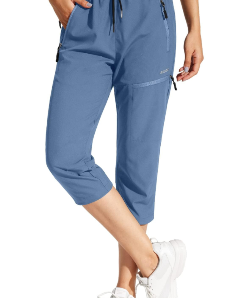 Émilie Pantalón de Senderismo para Mujer – Ligero, Hidrófugo, Secado Rápido, UPF 50+ y Bolsillos con Cremallera
