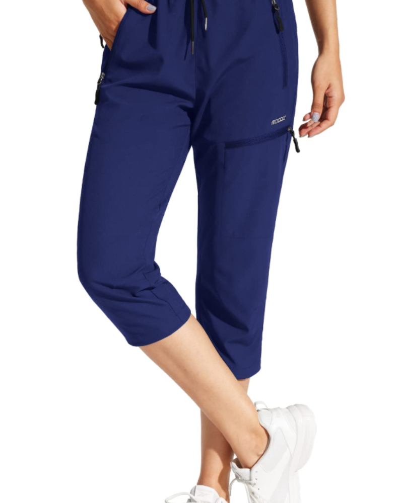 Émilie Pantalón de Senderismo para Mujer – Ligero, Hidrófugo, Secado Rápido, UPF 50+ y Bolsillos con Cremallera