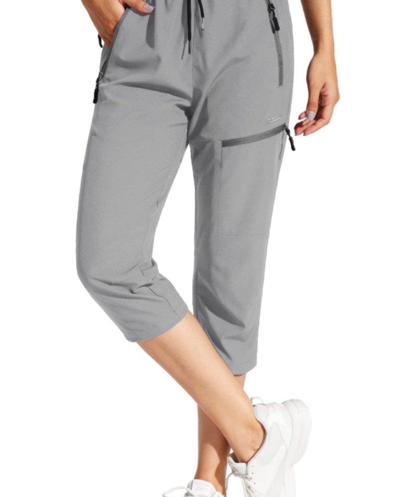 Émilie Pantalón de Senderismo para Mujer – Ligero, Hidrófugo, Secado Rápido, UPF 50+ y Bolsillos con Cremallera