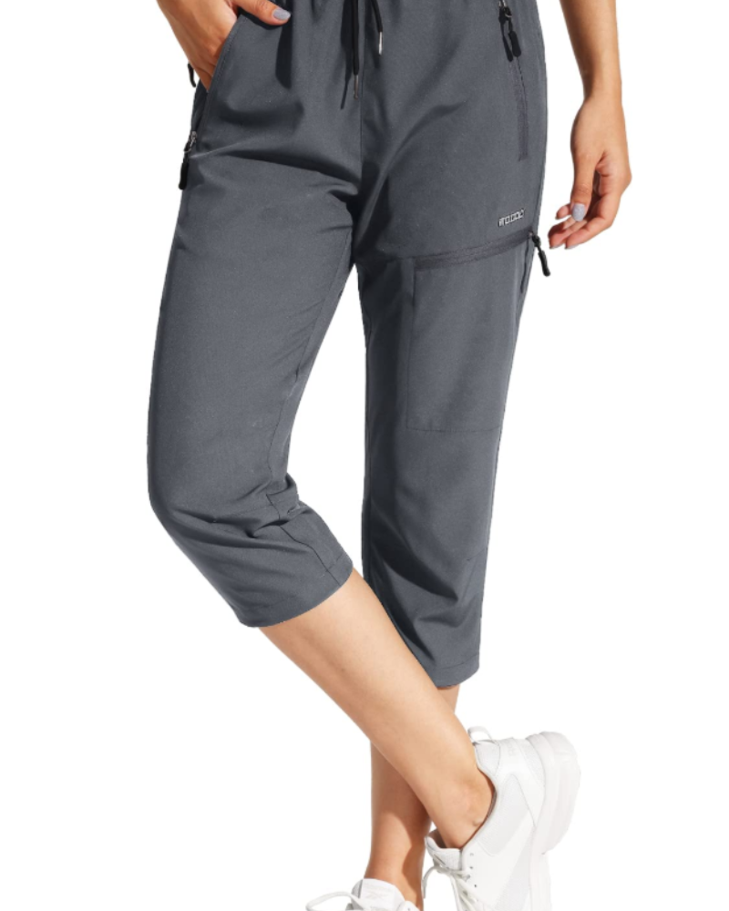 Émilie Pantalón de Senderismo para Mujer – Ligero, Hidrófugo, Secado Rápido, UPF 50+ y Bolsillos con Cremallera