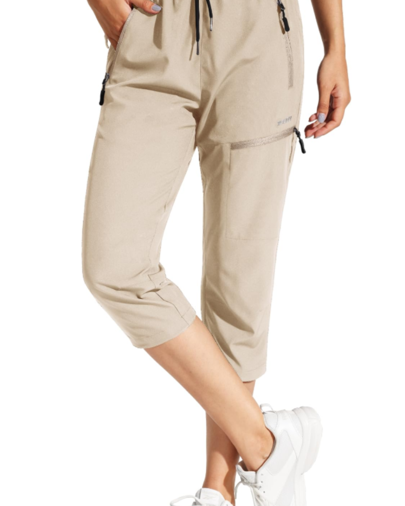 Émilie Pantalón de Senderismo para Mujer – Ligero, Hidrófugo, Secado Rápido, UPF 50+ y Bolsillos con Cremallera