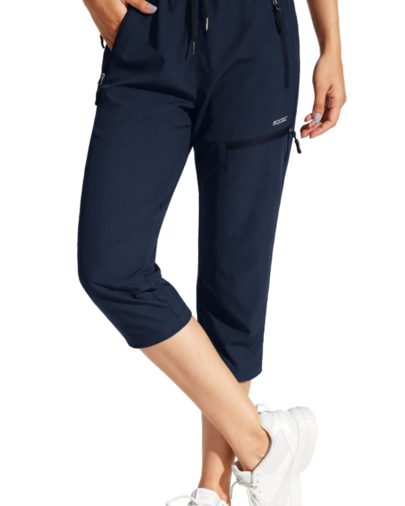 Émilie Pantalón de Senderismo para Mujer – Ligero, Hidrófugo, Secado Rápido, UPF 50+ y Bolsillos con Cremallera