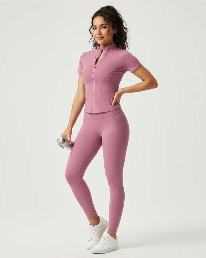 Camiseta deportiva Maeve para mujer – Top ajustado ligero de manga corta para fitness y yoga